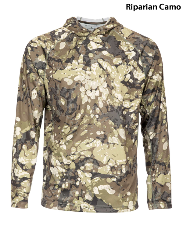 Simms Solarflex Hoody Riparian Camo Simms Solarflex Hoody Riparian Camo